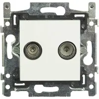 Hirschmann Coax wandcontactdoos - EDB 02V (FM/TV)