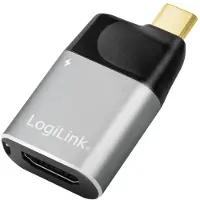 Logilink USB 3.2 Gen 2 (USB 3.1 Gen 2) Adapter [1x USB 3.2 Gen 2 stekker C (USB 3.1) - 1x HDMI-bus, USB-C bus (Power Delivery)] CUA0203