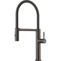Franke Pescara Semi Pro - Keukenkraan FC 4170.503 met flexibele arm en vuistdouche, antraciet 115.0741.722