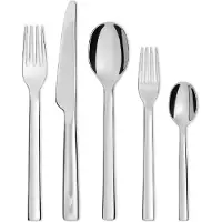 Alessi Bestekset Ovale Stainless Steel (5-Delig)