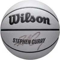 Wilson NBA Player Icon Uv Bskt Curry, Unisex, Grijs, basketbal, maat: 7