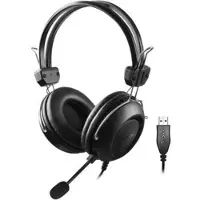 A4Tech HU-35 USB-hoofdtelefoon (ANC, Bedraad), Koptelefoon, Zwart