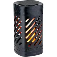 Sonstiges Bluetooth-luidspreker met lantaarn, muziekbox met RGB-lichtshow en vlammeneffect - Party-luidspreker met 24 uur speelduur - Compact en stijlvol - Zwart