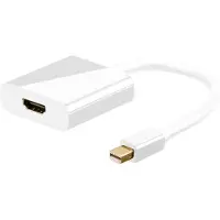 Microconnect MDPHDMI, 0,15 meter, Mini DisplayPort naar HDMI, mannelijk naar vrouwelijk, verguld