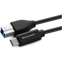 Microconnect USB3.1CB2 USB-kabel USB 3.2 Gen 1 (3.1 Gen 1) 1,8 m USB C USB B Zwart