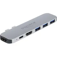 DeLOCK Docking Station for MacBook Dual HDMI 4K / PD / Hub