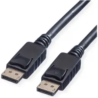Value DisplayPort kabel - versie 1.2 (4K 60Hz) - halogeenvrij (LSZH) en UL gecertificeerd / zwart - 10 meter