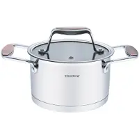 Klausberg 7225 - Stalen pan 18/10 - 16 cm - 1.8 liter