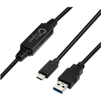 Microconnect USB-C to USB 3.0 A cable, 5m USB-kabel USB 3.2 Gen 1 (3.1 Gen 1) USB C USB A Zwart