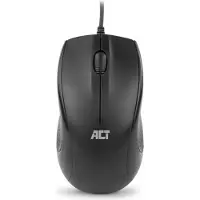ACT AC5006 Muis Bedraad Zwart Geschikt voor linkshandigen