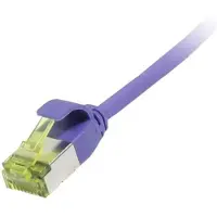 Synergy 21 Patchkabel RJ45 CAT6A 500Mhz 10m paars U/FTP slimline rond d 3,8mm - Netwerk - CAT 7 kabel (U/FTP, CAT6a, 10 m), Netwerkkabel