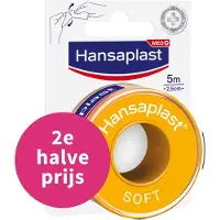 Hansaplast Soft Hechtpleister - 5m x 2,5cm