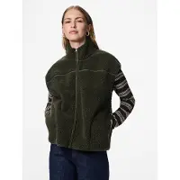 Pieces Bodywarmer 'PCSADIA' donkergroen