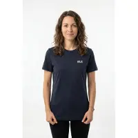 Jack Wolfskin ESSENTIAL T W Dames Outdoorshirt-dark navy