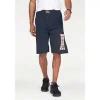 Lonsdale Broek 'Jam' navy / bourgogne / wit