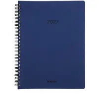 Brepols Timing Calvi weekagenda met uurindeling 2027 blauw (1 week per 2 pagina's) 6-talig