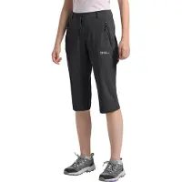 Jack Wolfskin - Women's Hikeout 3/4 Pants - Short 34, zwart