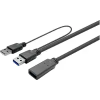 VivoLink USB 3.0 Actieve Kabel - - W126795305 - 15m - A Mannelijk - A Vrouwelijk