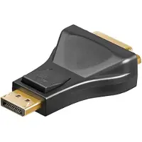Microconnect Adapter Displayport naar DVI M-F (DVI), Data + Video Adapter, Grijs