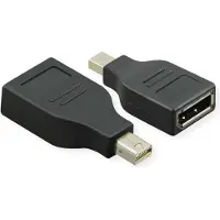 Value DisplayPort adapter, Mini DP Male - DP Female