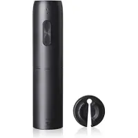 VacuVin Vacu Vin Elektrische Wijnopener – Oplaadbare Kurkentrekker – Inclusief Foliesnijder en USB-C Kabel – Zwart