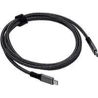 Akyga AK-USB-34 USB-kabel Thunderbolt 3 Thunderbolt stekker, Thunderbolt stekker 1.50 m Zwart Symmetrisch ontwerp