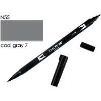 Tombow ABT Dual Brush Pen - N55 cool grey