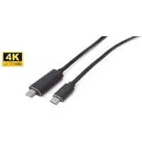 Microconnect USB3.1CMDP3 USB grafische adapter Zwart