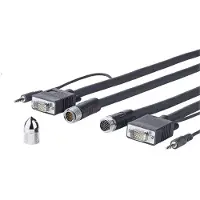VivoLink Pro VGA + Audio Cross Wall 15M (15 m, VGA), Videokabel