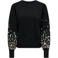 ONLY Sweatshirt 'ONLBrooke' lichtgroen / rosé / zwart / wit