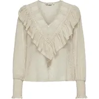 ONLY Blouse 'ONLELEANOR' donkerbeige