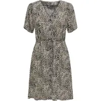 ONLY Jurk 'ONLEvida' beige / bruin / zwart