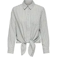 ONLY Blouse 'ONLLECEY' grijs / wit