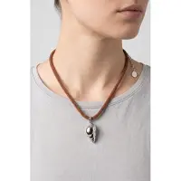 Purelei Ketting 'Oceanside' bruin / zilver