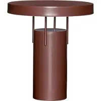 Hubsch LED tafellamp BringMe, bordeauxrood metallic, 28 cm dimbaar, rood, metaal, Modern