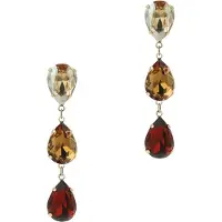 Otazu Triple Drop Earhangers Topaz Gold, Brown Size: OS | Earrings Outlet | Dames | Bruin