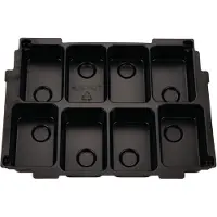 Makita KOFFERINZET/INLAY 8X ACCU BL1850B