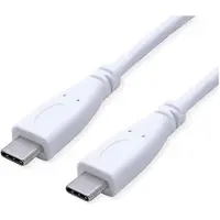 Value USB-C kabel | USB3.1 10 Gbps | PD 100W | 4K 60Hz | wit | 0,50 meter