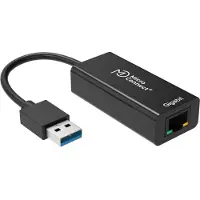 Microconnect USB3.0 naar Gigabit Ethernet (USB 3.0, RJ45/LAN (1x)), Netwerkadapter, Zwart