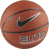 Nike Elite Tournament 8P Ball, Unisex, Oranje, basketbal, maat: 6