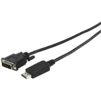 Fujitsu Videokabel - - DP - DVI - 0,40 m - DisplayPort - Zwart