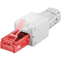 Microconnect KON520TL, RJ-45, wit, Cat6, 10 gram, 158 mm, 120 mm