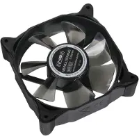 Noiseblocker Multiframe M8-S2 PC-ventilator Zwart, Grijs (transparant) (b x h x d) 80 x 80 x 25 mm