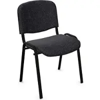 Nowy Styl Bezoekersstoel ISO Plus Stof Grijs 4 Stuks