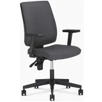 Nowy Styl Taktik Ergonomische stoel Permanent Contact Stof In hoogte verstelbare armleuning In hoogte verstelbare zitting Donkergrijs 110 kg