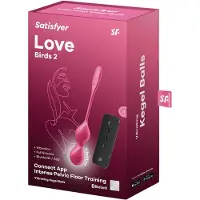 Satisfyer Love Birds 2 - App-gestuurde vibrerende geishabal (roze)