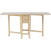 Ebuy24 Edward eetkamertafel met uitschuifbare 80x150cm whitewash.