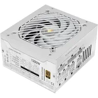 Mars Gaming MPB1200PSIW, 1200 W, 200 - 240 V, 47 - 63 Hz, 15 A, 90%, Wit