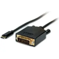 Value USB type C - DVI adapterkabel, M/M, 1 m