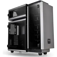 Thermaltake Level 20 Full Tower PC-behuizing Zwart, Zilver 3 voorgeïnstalleerde LED-ventilators, Zijvenster, Harde schijf installatie zonder gereedschap